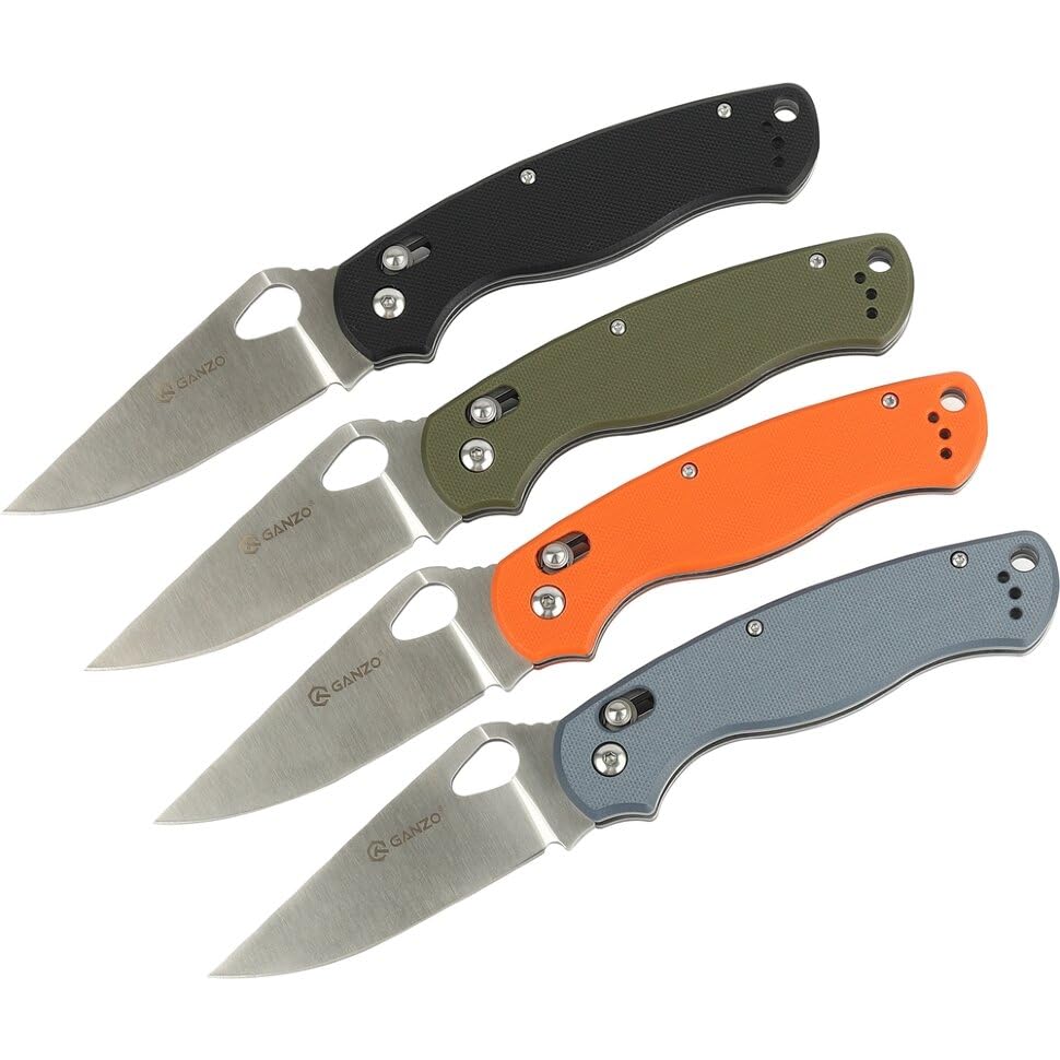 Ganzo G729-BK Folding Pocket Knife 440C Stainless, view 9