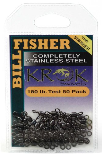Billfisher SSS7-50PK Krok Stainless Steel Fishing Swivels