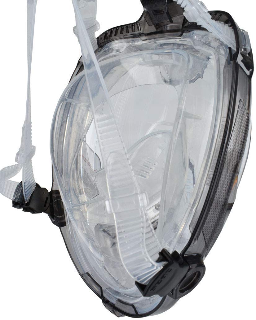SEAC Libera Full Face Mask with Bio Gel Antifog, Aquamarine/Orange - S/M (P-1700, view 4