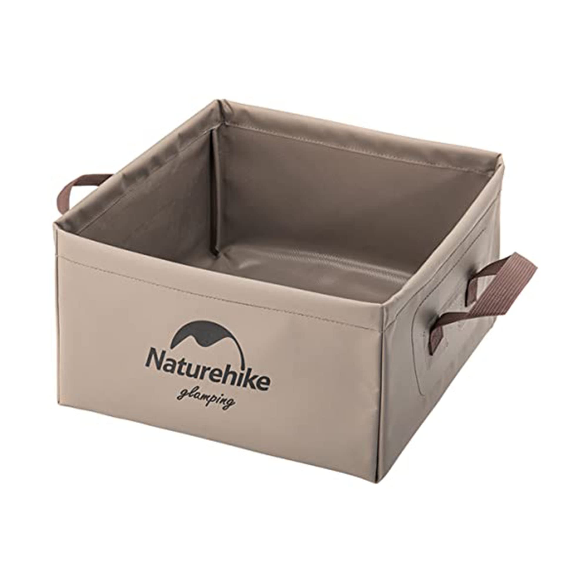 Naturehike Collapsible Bucket, Folding Bucket Wash Basin with Handle, Portable W