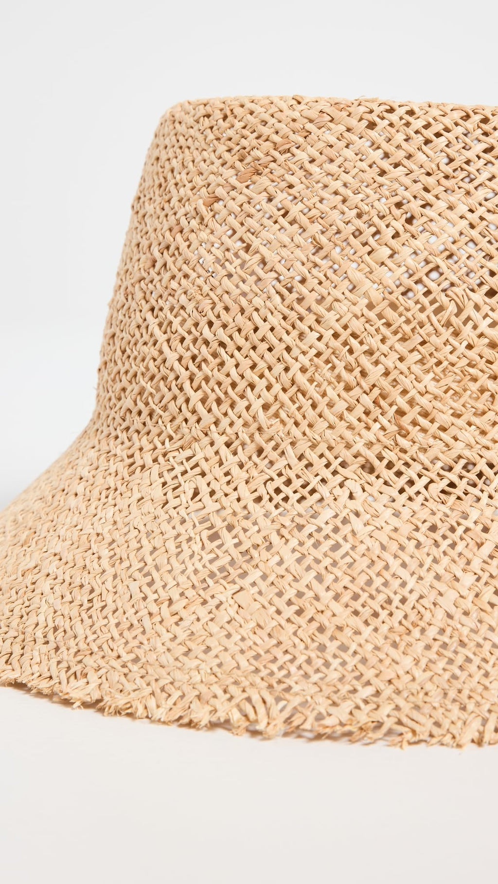 Lack of Color Women's Reef Bucket Fray Hat, Natural, S, view 3