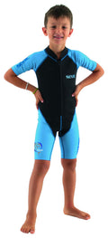 SEAC Dolphin, Shorty Wetsuit for Kids in a 1,5mm Neoprene and Spandex for Swimmi