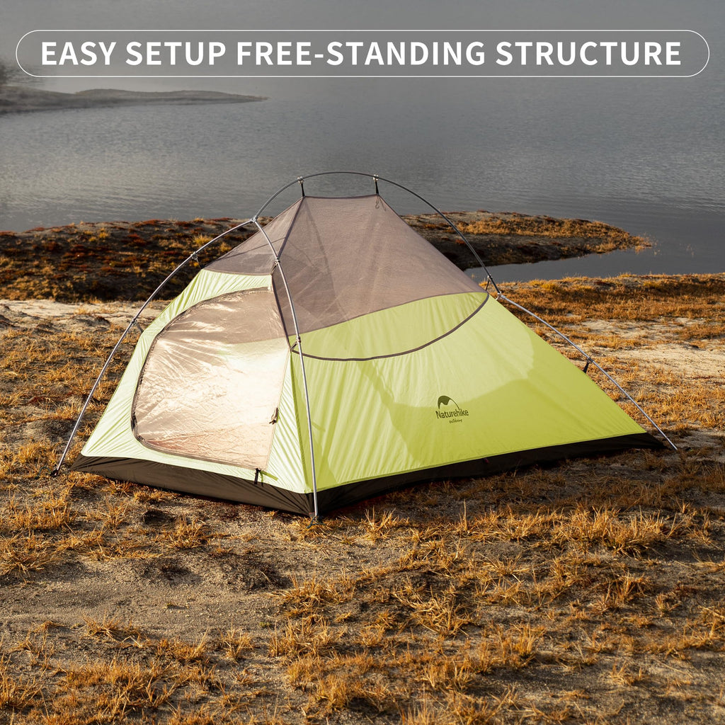 Naturehike Cloud-Up 2 Person Tent Lightweight Backpacking Tent with Footprint -, view 5