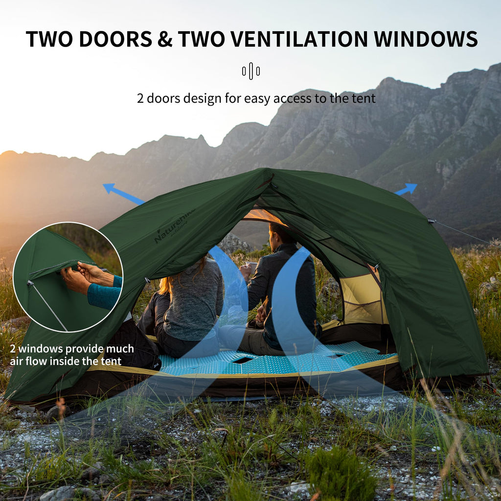 Naturehike Star River 2 Person Backpacking Tent, Waterproof Lightweight 2 Person, view 2