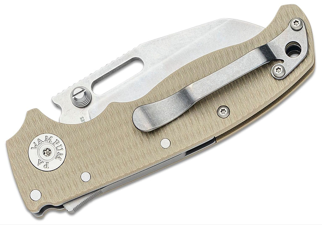 Demko Knives AD 20.5 Shark Lock Folding Knife DEMKO AD20.5 S35VN (G10 Coyote Tan, view 4