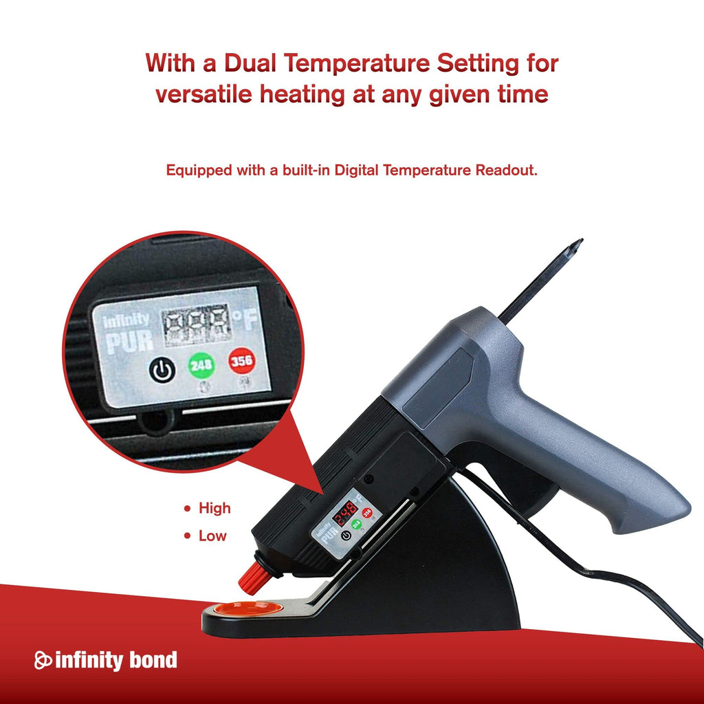 Infinity PUR 3000 FLEX 50 Dual Temp Corded PUR Hot Melt Applicator for 50 Gram C, view 6
