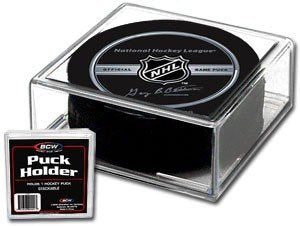 Hockey Puck Display Case Cube Square Holder - 72 Count