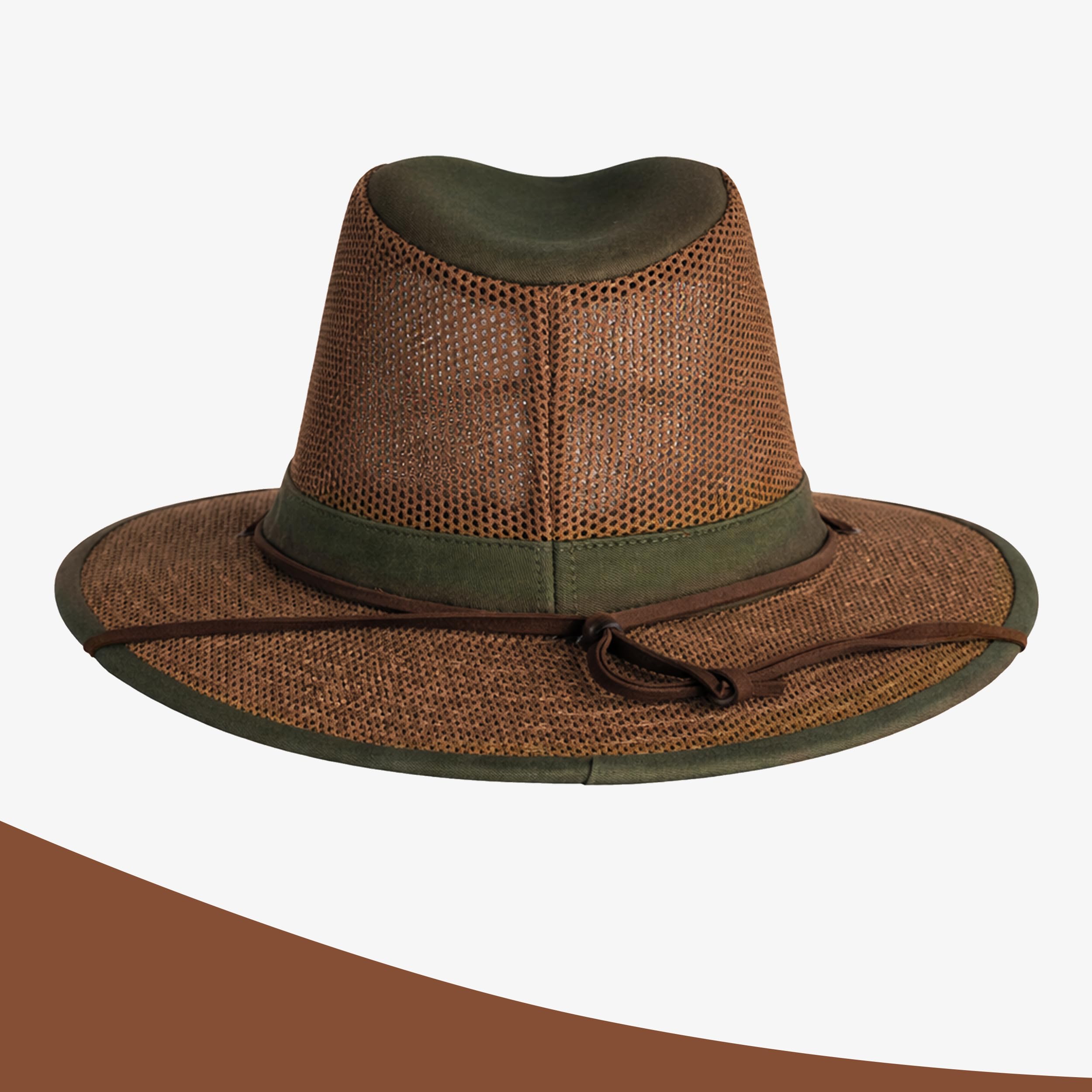 Henschel Hats Aussie Breezer Original - Wide-Brim Sun Hat for Men with Adjustabl