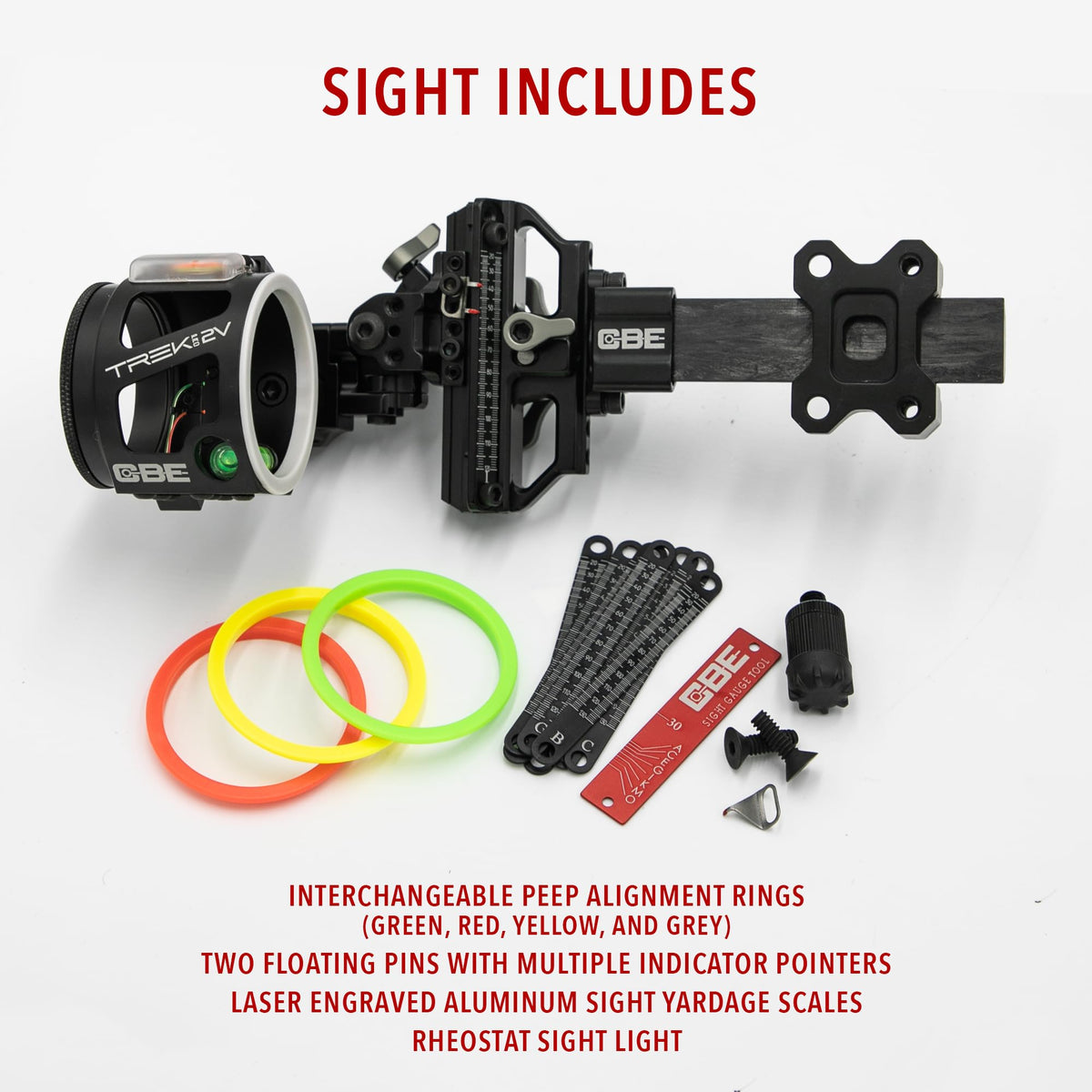 CBE Trek Pro, Vertical Pin, 2 Pin, 019, RH