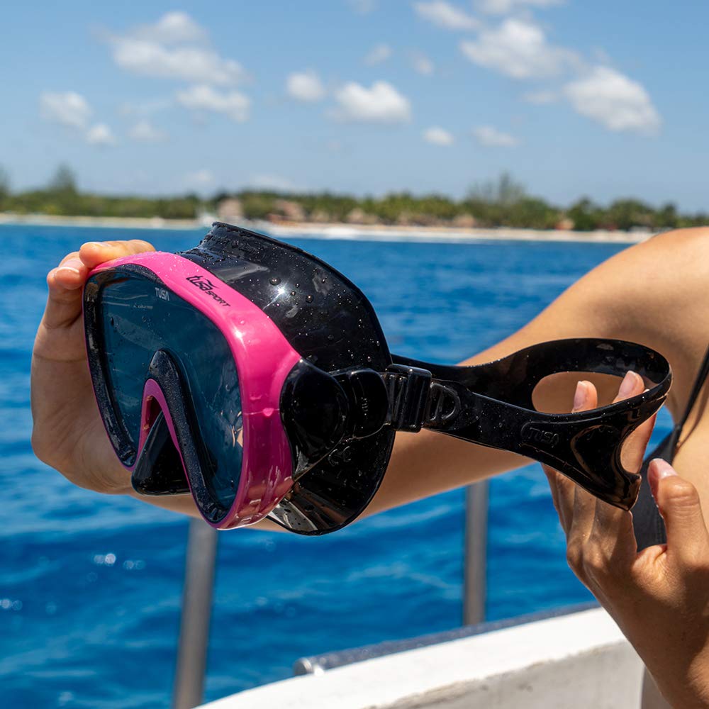 TUSA Sport UM16 Adult Serene Snorkeling Mask, Ocean Green