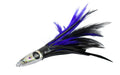 MagBay Premier 6" Tuna Feather Lures - Trolling Feathers (Purple Black)