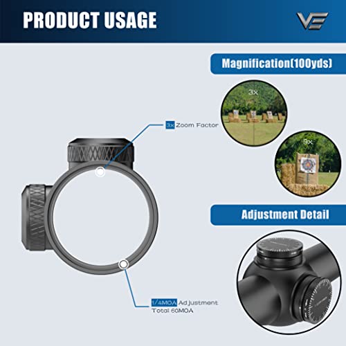 Vector Optics Matiz 3-9x40 SFP 1 Inch Monotube Riflescope Fully Multi-Coated