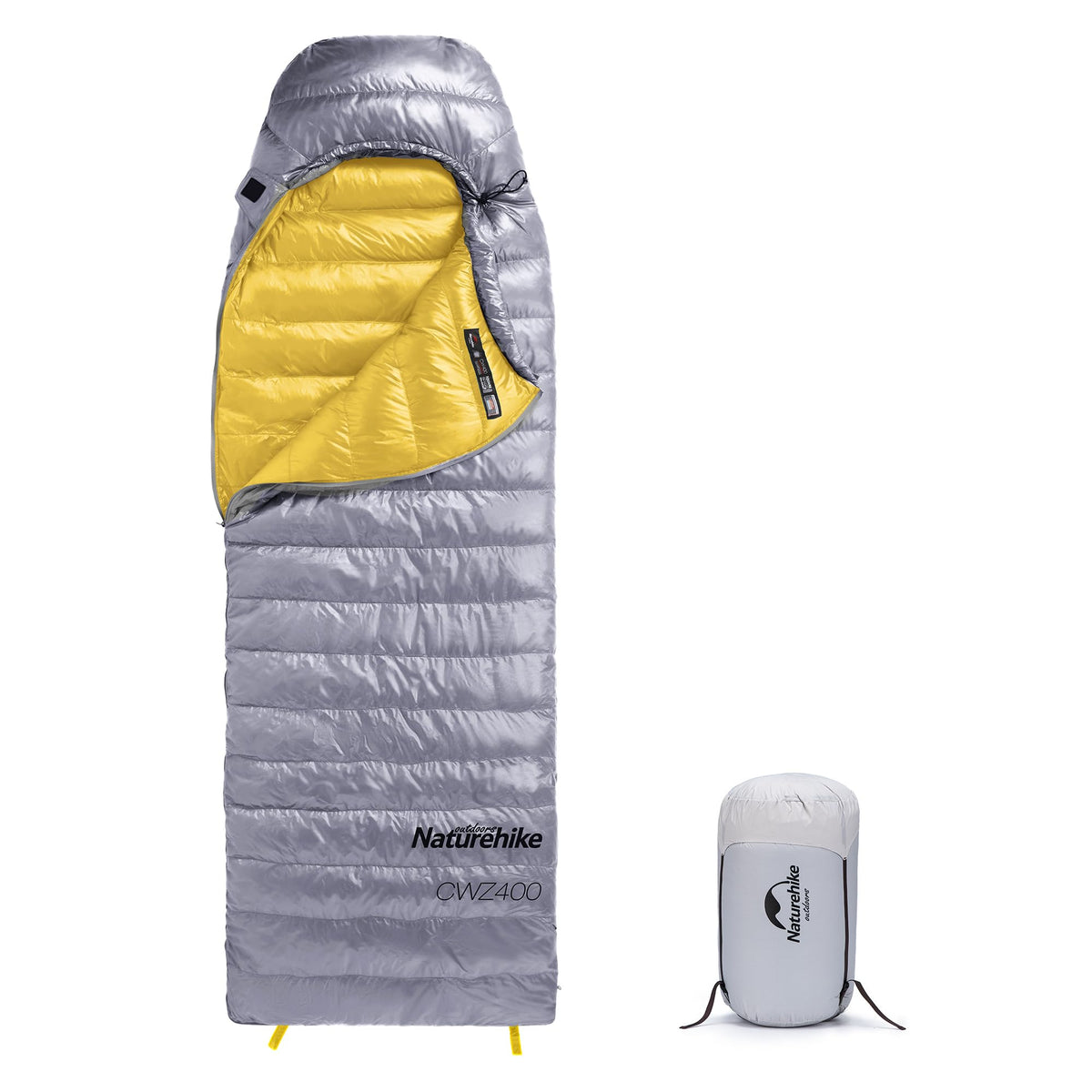 Naturehike Ultralight Duck Down Cold Weather Sleeping Bag, 750FP Compact Sleepin