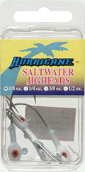 HURRICANE FSWG18-1WH Saltwater Jighead White 1/8Oz