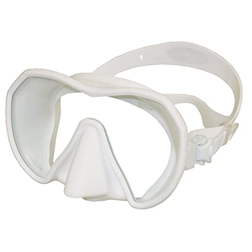 Beuchat Maxlux S Mask (White) for Snorkeling