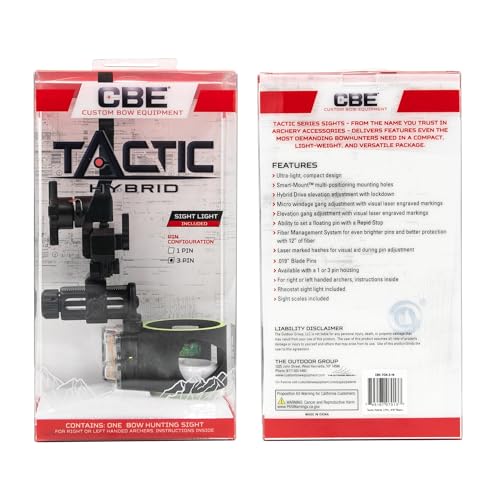 Tactic Hybrid, 3 Pin, 0.019" Fibers