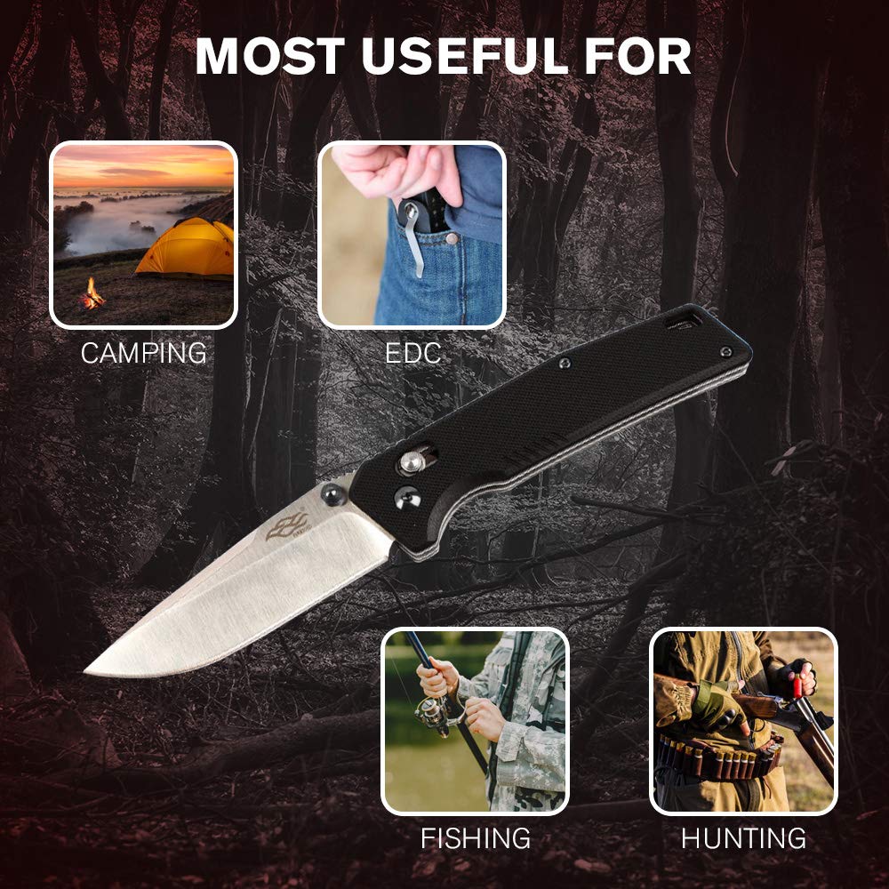 Firebird GANZO F7601 Pocket Folding Knife 440C Stainless, view 4