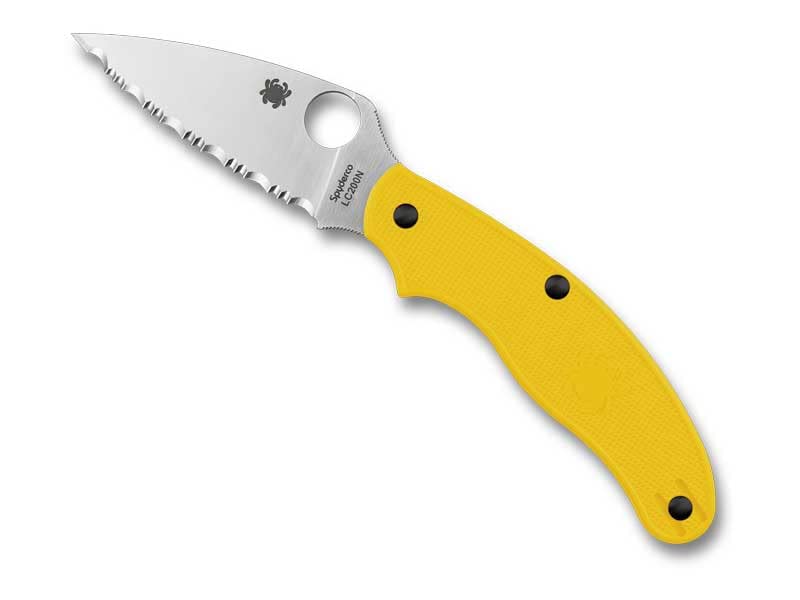Spyderco C94SYL UK Penknife Salt Yellow LC200N