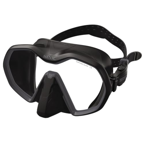 SEAC Icona S/BL Black/RED Mask
