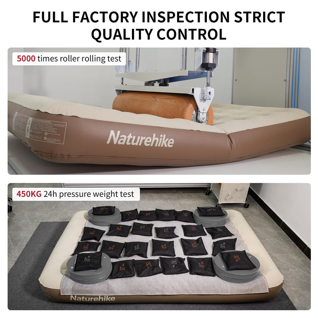 Naturehike Luxury Air Mattress Queen Size with Removable Built-in Electric Pump,, view 7