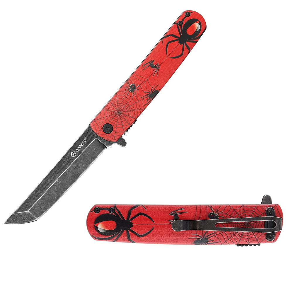 Ganzo G626-RD Folding Pocket Knife 440C Stainless