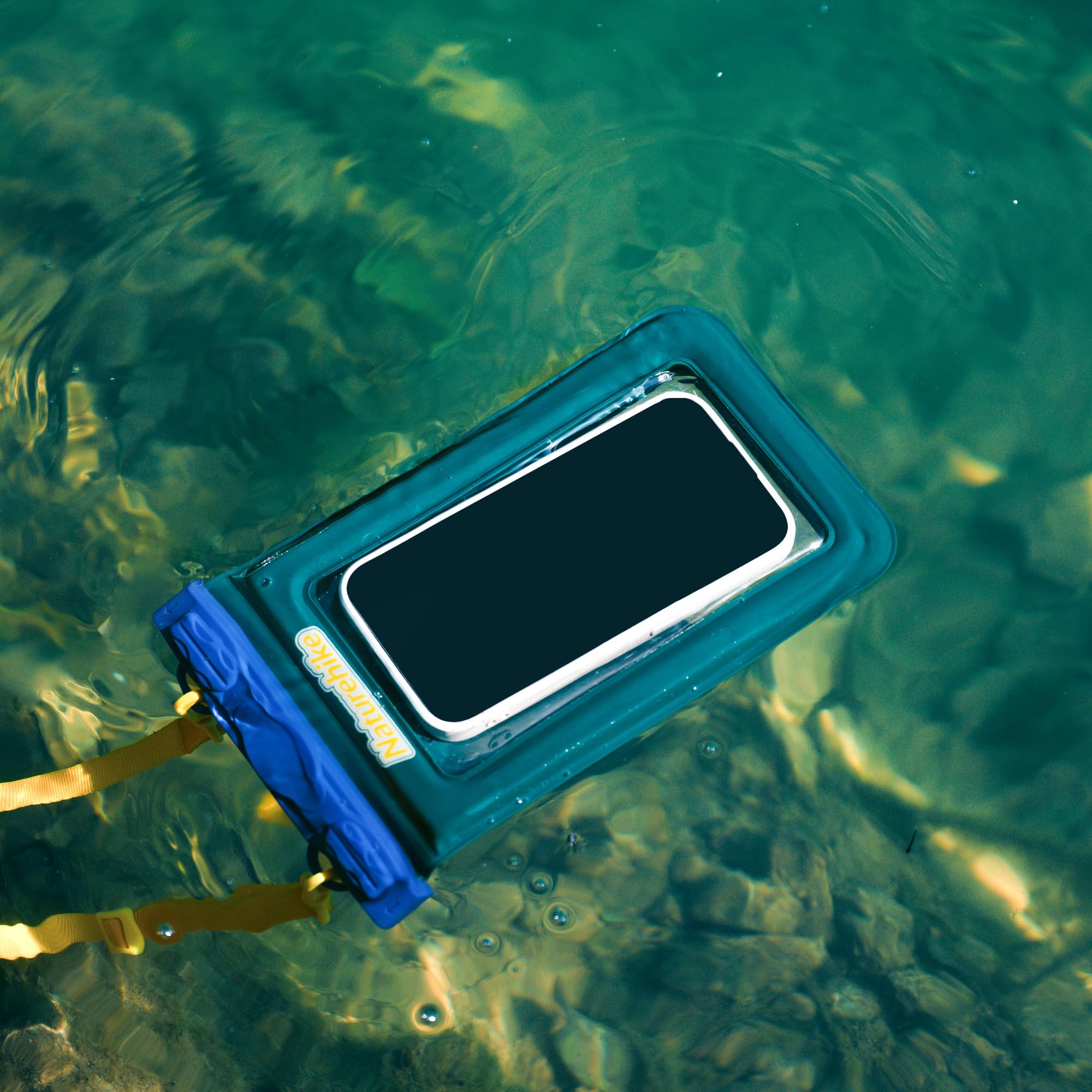 Naturehike IPX8 Floating Waterproof Phone Pouch, Waterproof Phone Case with Lany