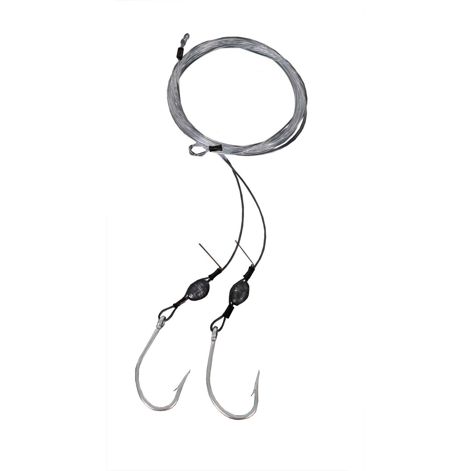 Calcutta Outdoors Ballyhoo Rigs – Monofilament/Wire Fishing Water Lure Hook Bait