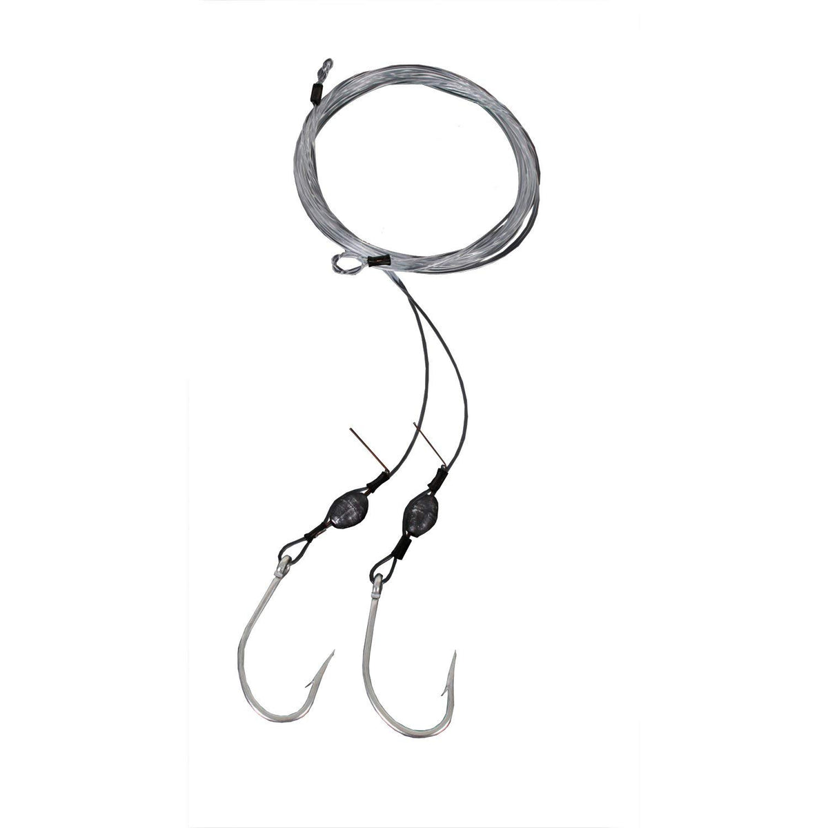 Calcutta Outdoors Ballyhoo Rigs – Monofilament/Wire Fishing Water Lure Hook Bait
