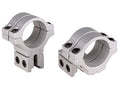 BKL 30mm Rings, 3/8 or 11mm Dovetail, Double Strap, Offset, Silver