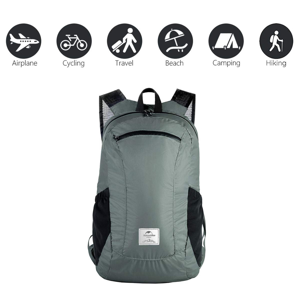 Naturehike 18L Hiking Daypack, Waterproof Travel Backpack, Lightweight Packable, view 5