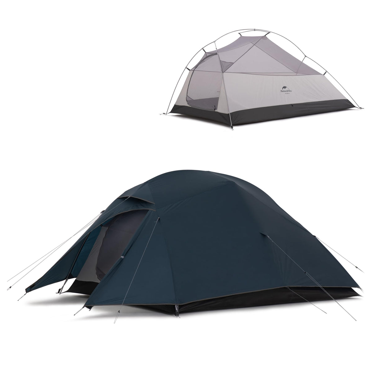Naturehike Cloud-Up 3 Person Tent Lightweight Backpacking Tent with Footprint -
