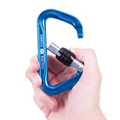 Omega Pacific Standard D Carabiner - Aluminum NFPA 2500 Technical Use, 33kN, view 5