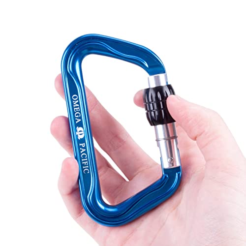 Omega Pacific Standard D Carabiner - Aluminum NFPA 2500 Technical Use, 33kN, view 2