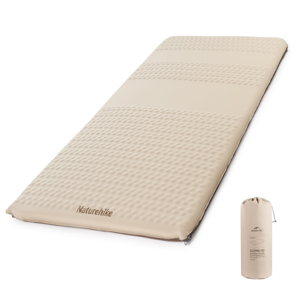 Naturehike 2.56’’ Thick Self-Inflating Sleeping Pad with Lighter Foam, Inflatabl