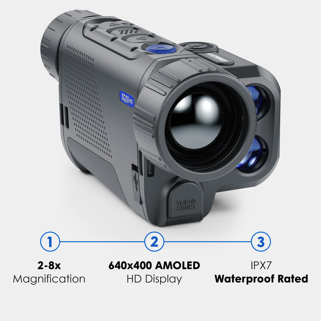 Pulsar Axion 2 LRF XQ35 Pro Thermal Monocular with Laser Range Finder, view 7