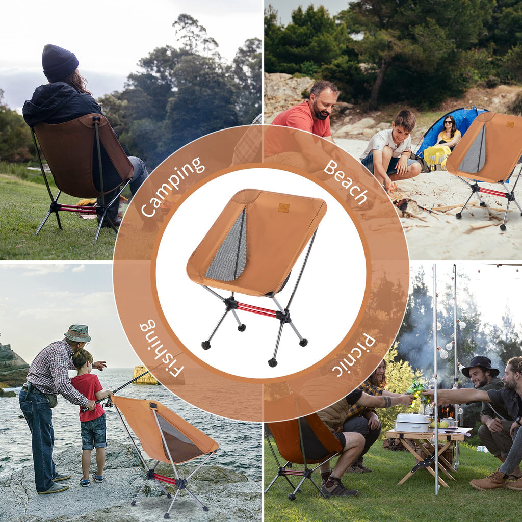 Naturehike YL08 Ultralight Camping Chair, 2.12 LBS Portable Backpacking Chair wi, view 8