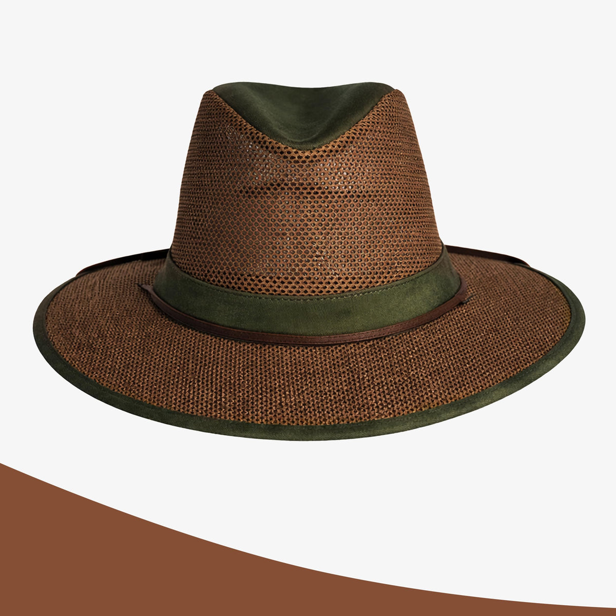 Henschel Hats Aussie Breezer Original - Wide-Brim Sun Hat for Men with Adjustabl
