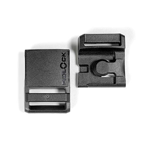Fidlock Magnetic Buckle - 20mm Snap Buckle - Black (3 Pack)