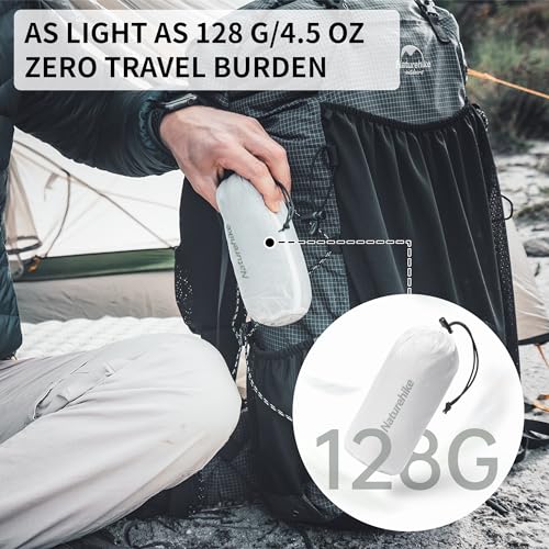 Naturehike 4.5oz Ultralight Washable Sleeping Bag Liner, Lightweight Adult Sleep