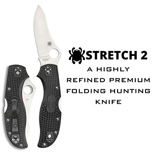 Spyderco Stretch 2 Signature Lightweight Hunting Knife with 3.43"