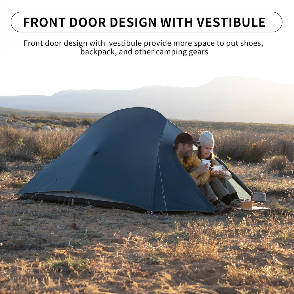 Naturehike Cloud-Up 2 Person Tent Lightweight Backpacking Tent with Footprint -, view 6