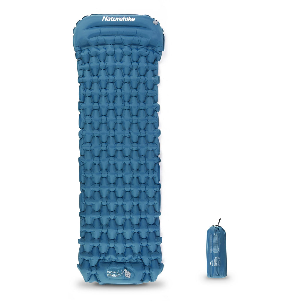 Naturehike Camping Sleeping Pad, Ultralight Inflatable Sleeping Mat with Pillow, view 8