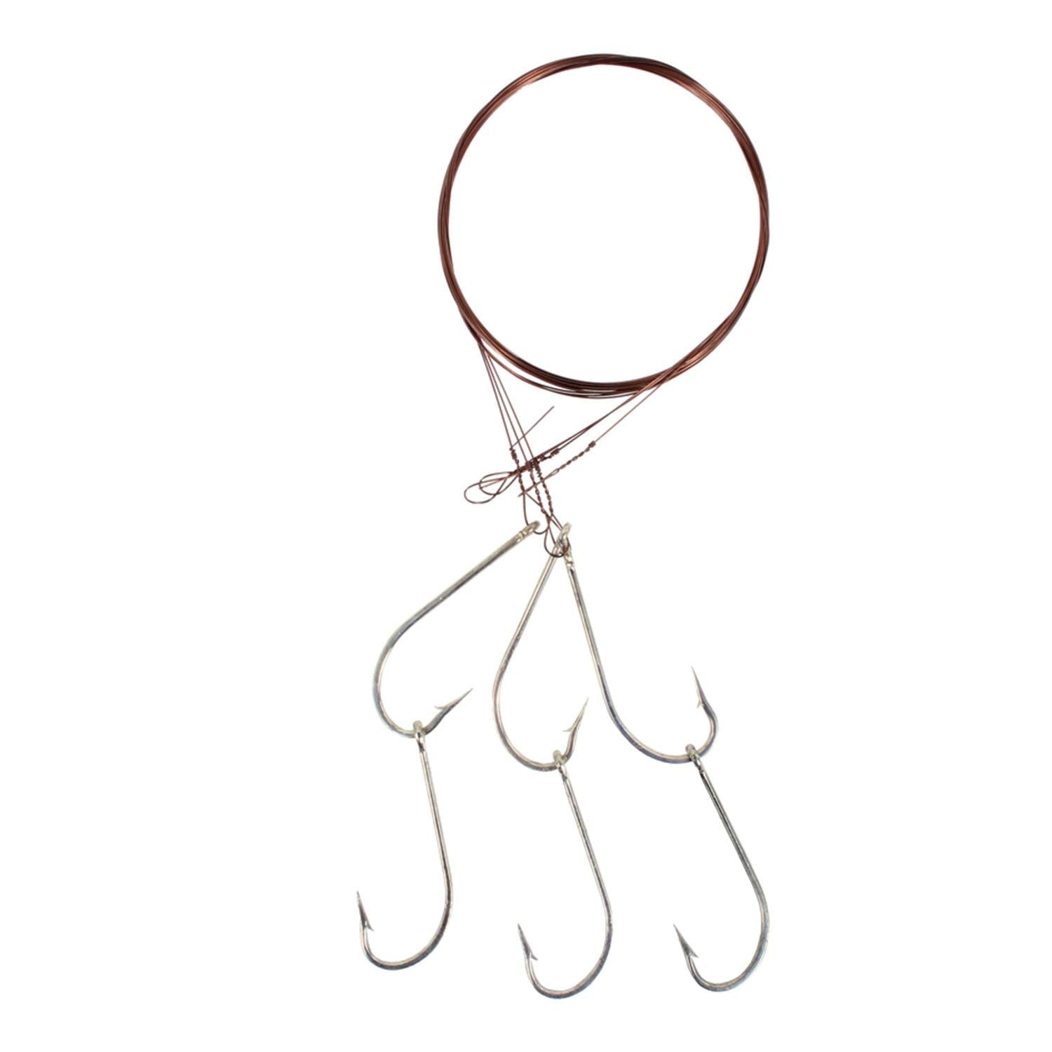 Calcutta Outdoors Ballyhoo Rigs – Monofilament/Wire Fishing Water Lure Hook Bait