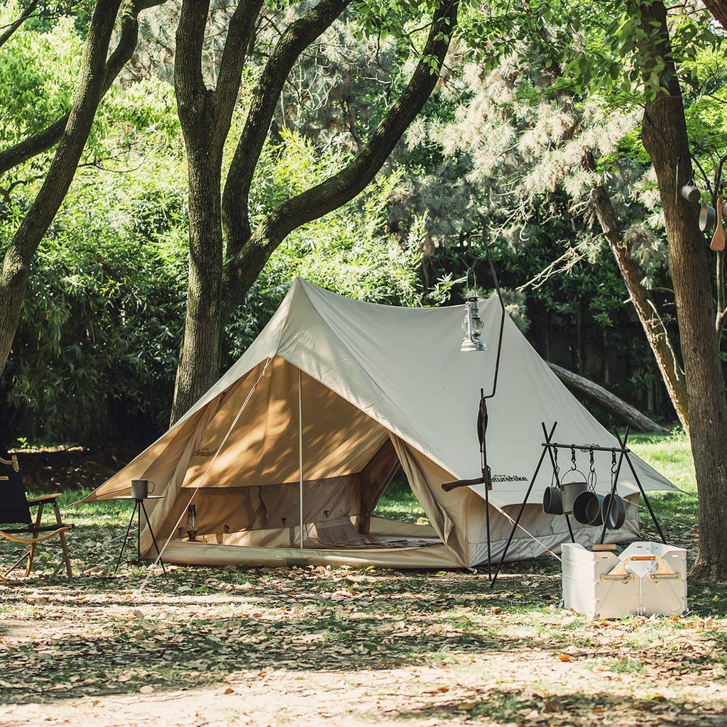 Naturehike Cotton Retro Tent Outdoor Glamping Camping Cabin Tent (Extend 5.6), view 7