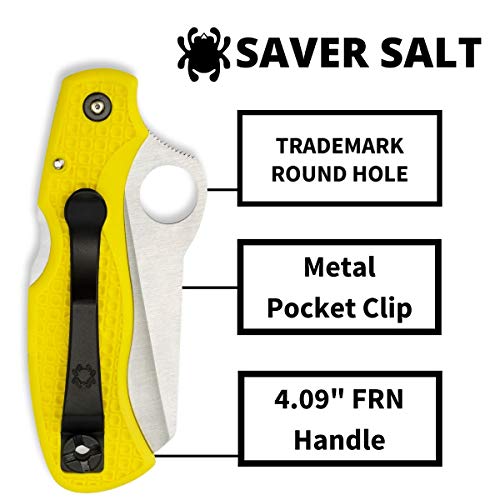 Spyderco Saver Salt Knife with 3.09" H-1 Corrosion
