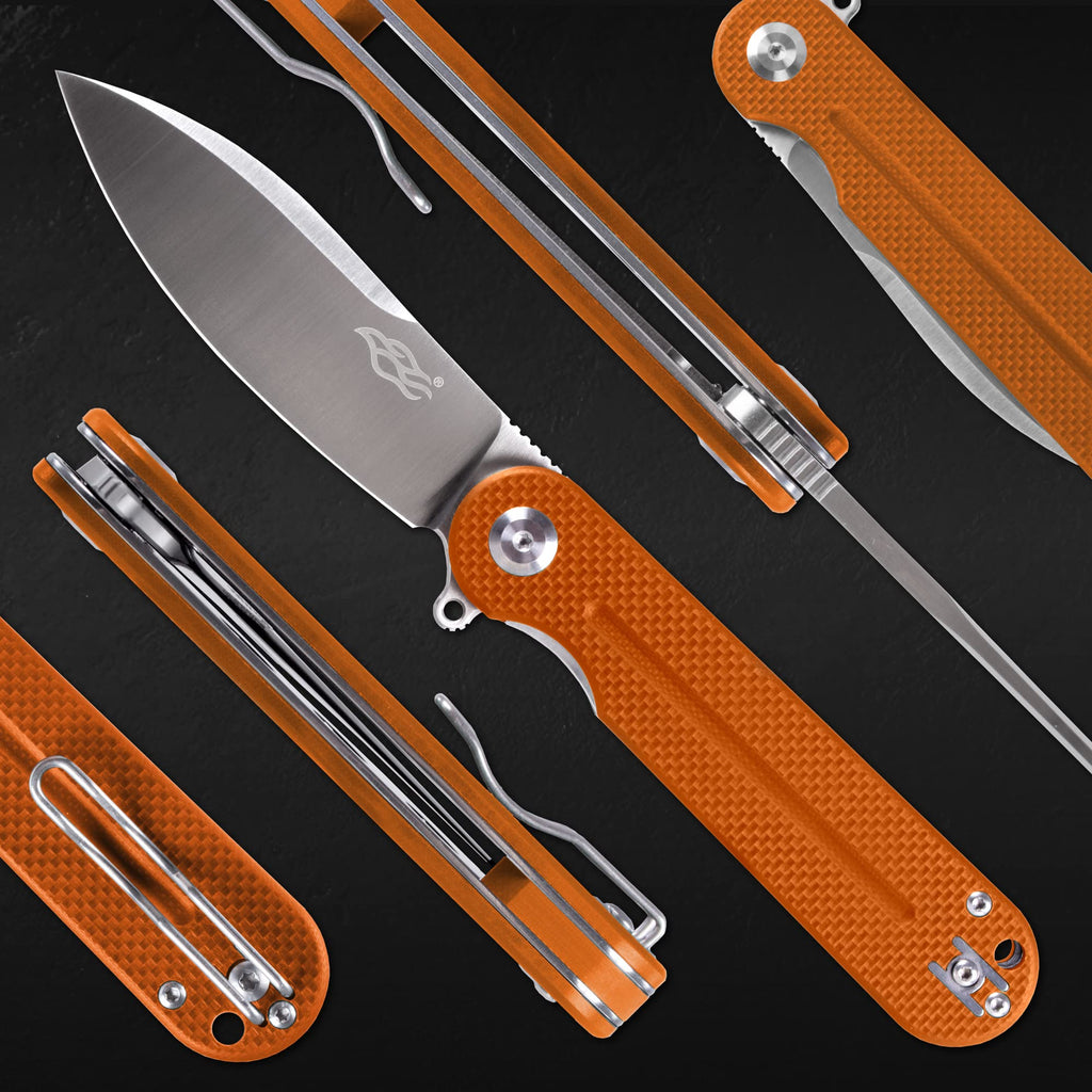 Firebird GANZO FH922-OR Pocket Folding Knife D2 Steel Blade, view 3