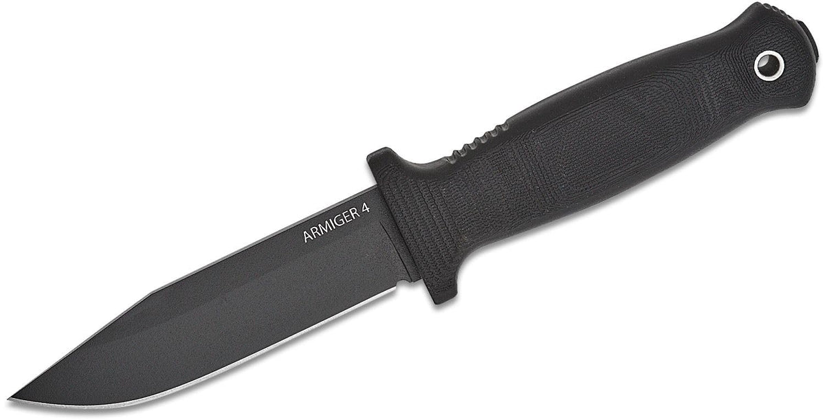 Demko Knives Armiger Fixed Blade with Sheath- Armiger 2 & Armiger 4 - Clip Point