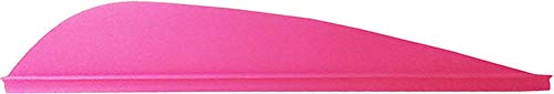 AAE Elite Plastifletch Vanes Hot Pink 2.875 in. 100 pk.