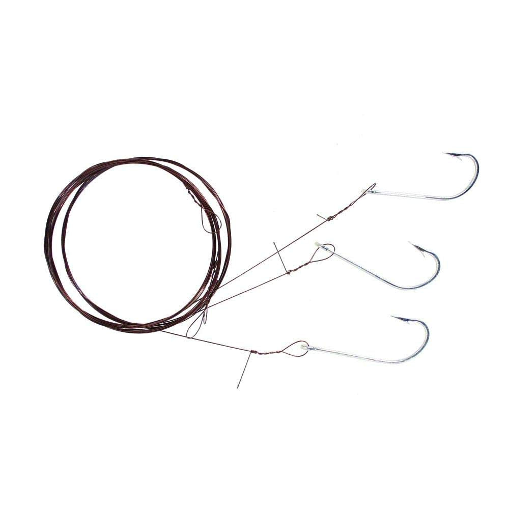 Calcutta Outdoors Ballyhoo Rigs – Monofilament/Wire Fishing Water Lure Hook Bait