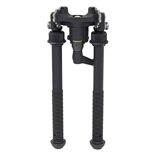 Atlas BT69 Cal Tall Bipod - Two-Screw 1913 Rail Clamp, Black